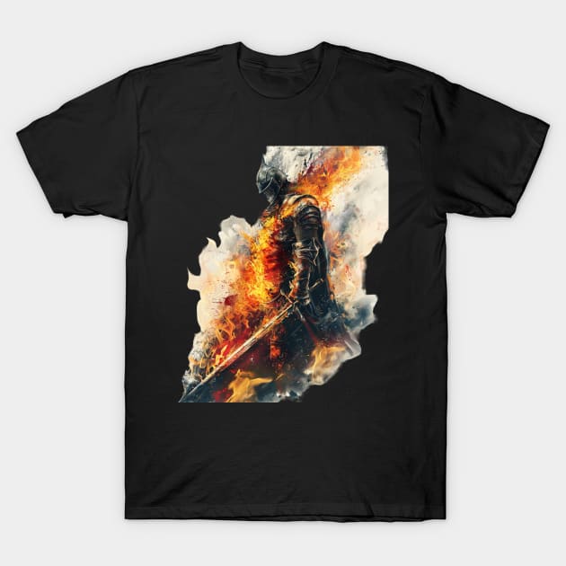 Lord of Cinder - A Dark Soul's Destiny T-Shirt by Church Green